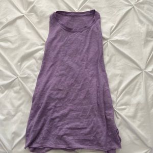 purple cotton tank top